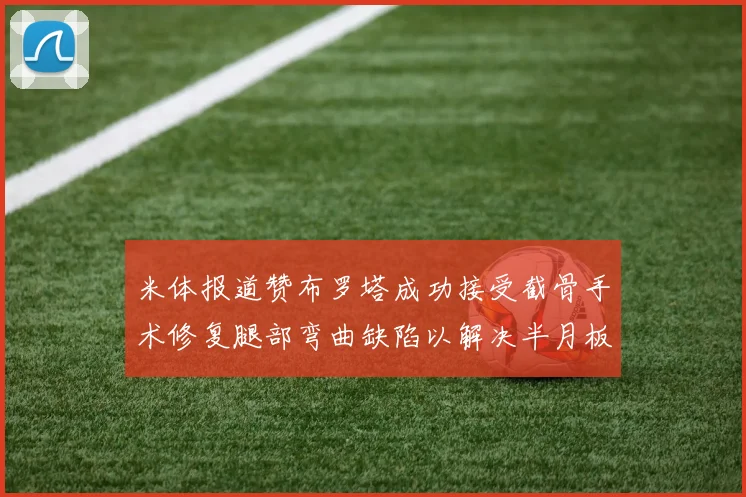米体报道赞布罗塔成功接受截骨手术修复腿部弯曲缺陷以解决半月板缺失问题